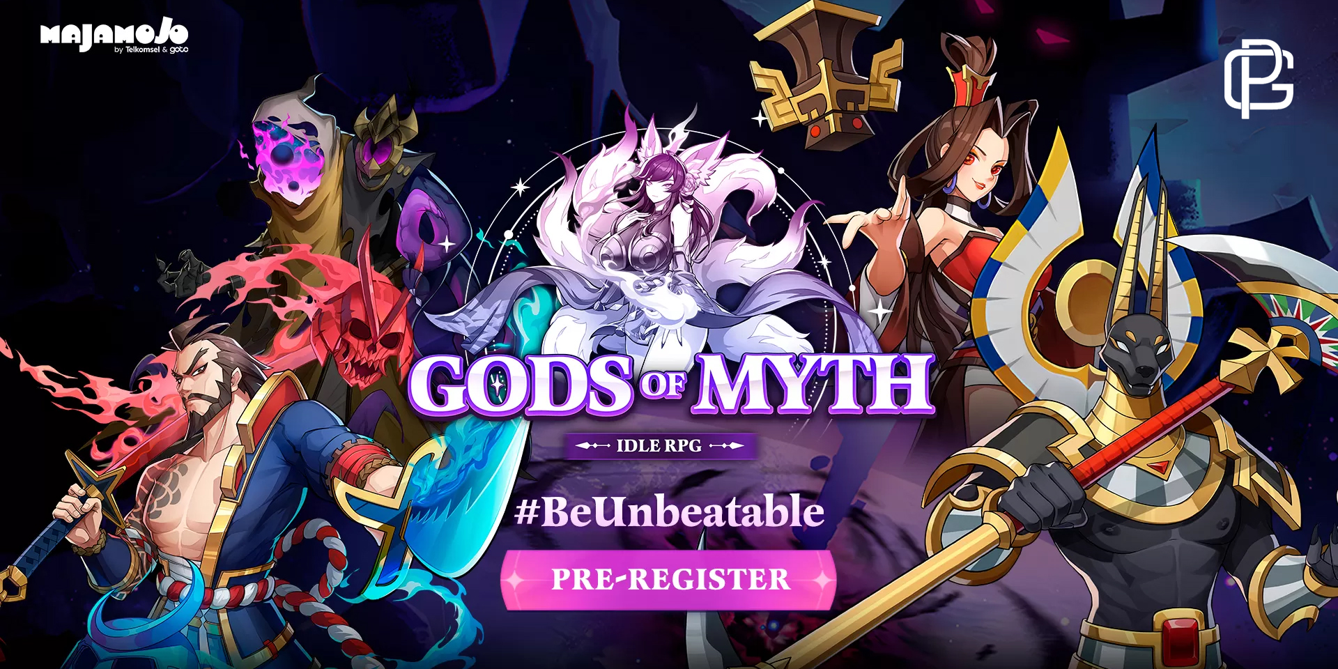 Majamojo Rilis Game Idle RPG Terbaru dengan nama God of Myth