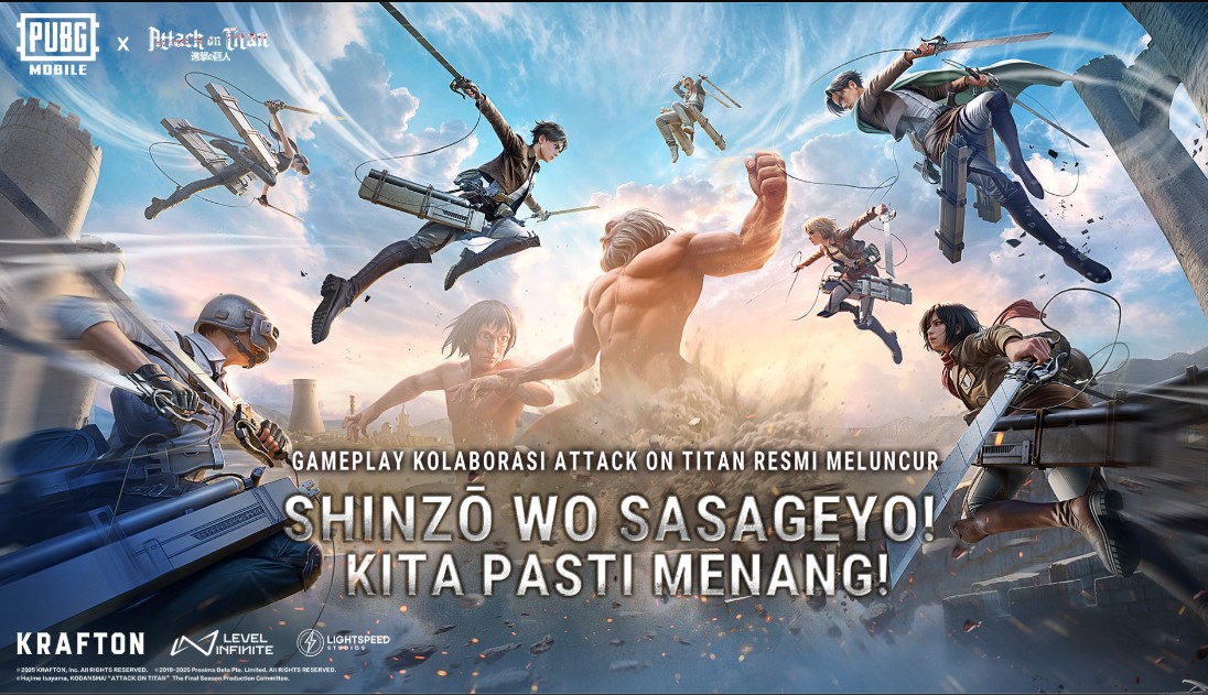 PUBG Mobile 3.8 : Kolaborasi Attack on Titan & Mode Steampunk !