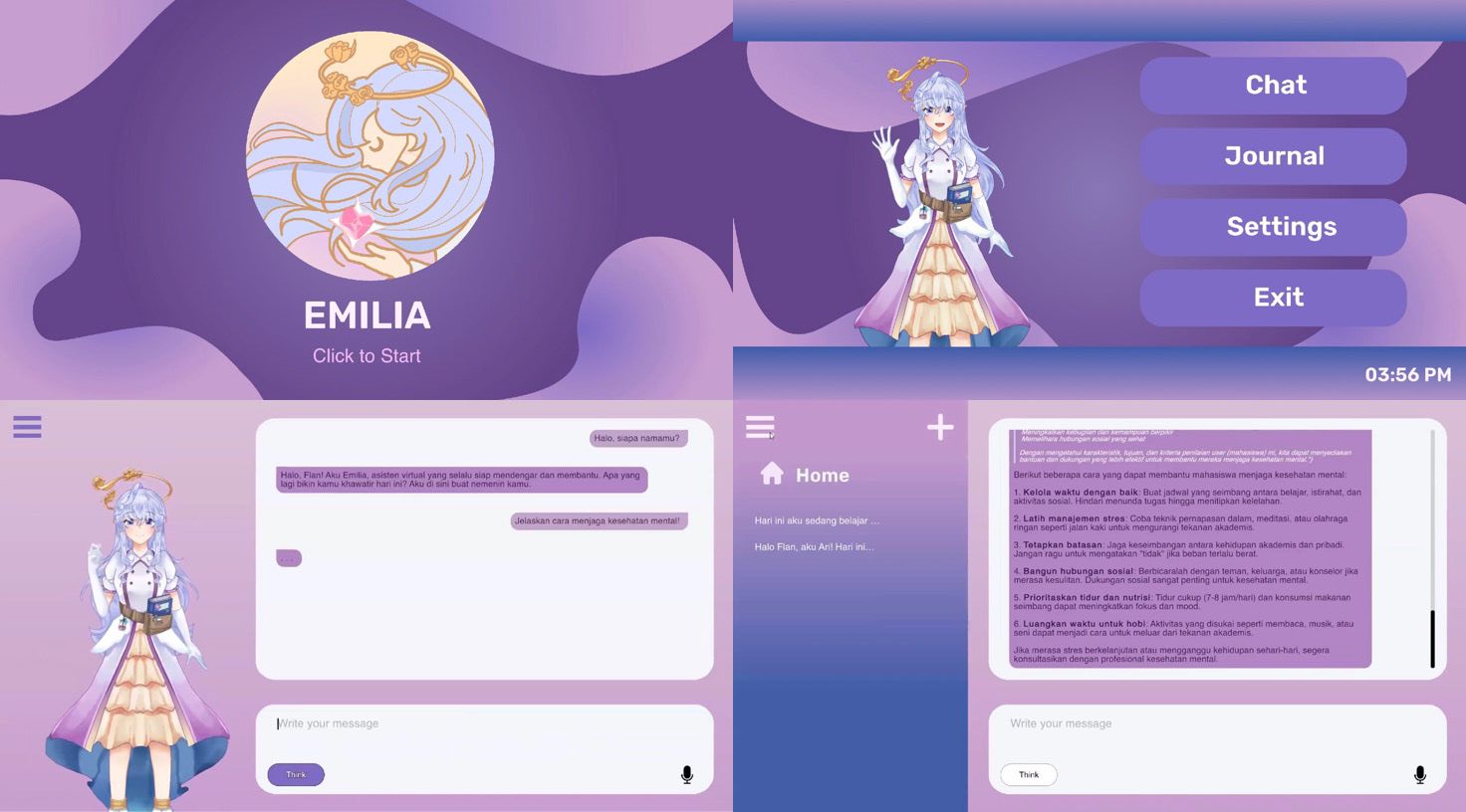 Emilia AI: Inovasi Mahasiswa ITS untuk Dukung Kesehatan Mental