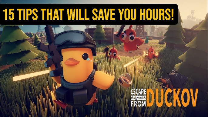Escape from Duckov game shooter bebek lucu di Steam