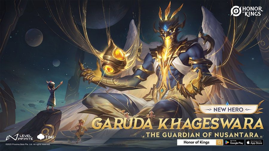 Garuda Khageswara Honor of Kings hero mage Indonesia