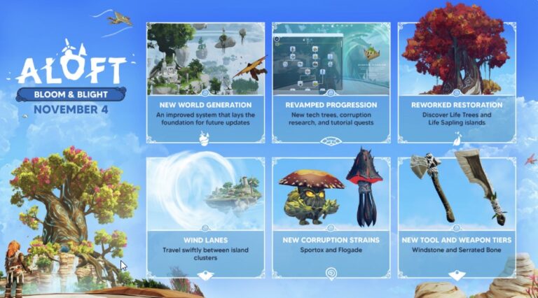 Aloft Bloom & Blight Update hadir dengan ekosistem baru dan dunia lebih interaktif